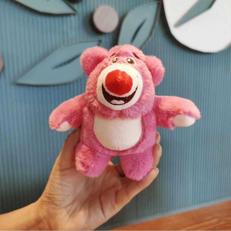 Adorable Plush Teddy Bear Keychain Soft Cartoon Stuffed Animal For Birthday Gift