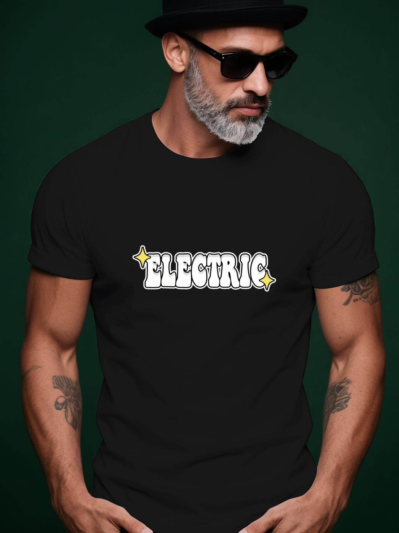 ELECTRIC Streetwear Graphic Tshirt - Summer Short Sleeve ... S