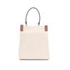 Tory Burch TB Blake Logo Large Capacity Canvas And Leather Bucket Bag Women Bags 86843-264