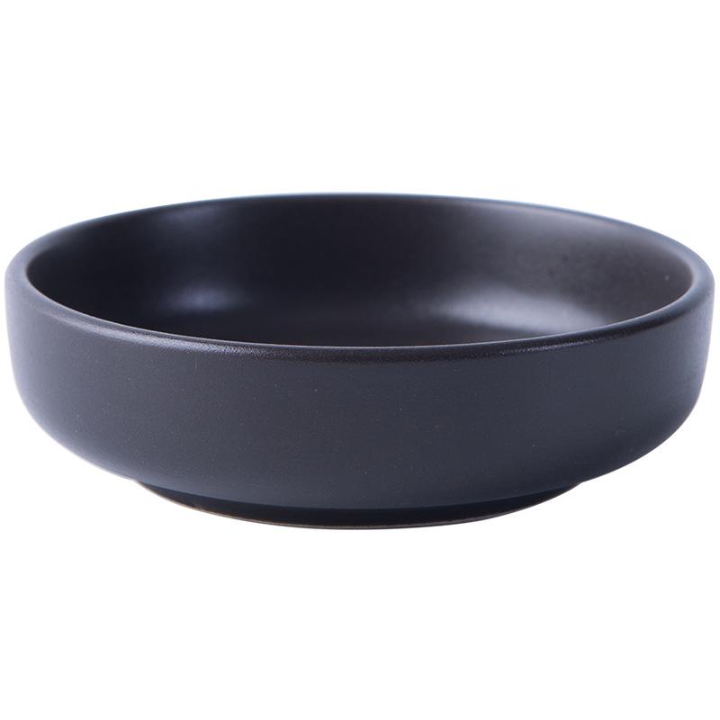 Round Japanese Creative Cute Small Seasoning Dish for Soy Sauce, Vinegar, Side Dishes, and Dipping Sauces.
