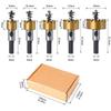 High Speed Steel Hole Cutter Set 15-40mm Suitable for Stainless Steel Iron & Wood Drilling Professional And DIY Projects
