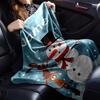 Custom Name Christmas Snowman Theme Printed Blanket - Perfect for Couch, Bed, Travel & Outdoor Use | Machine Washable, Cozy & Durable.