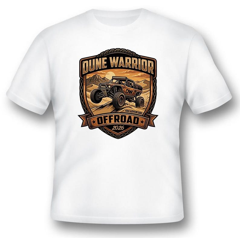Dune Warrior Offroad ATV UTV 4x4 Adventure T-Shirt 120