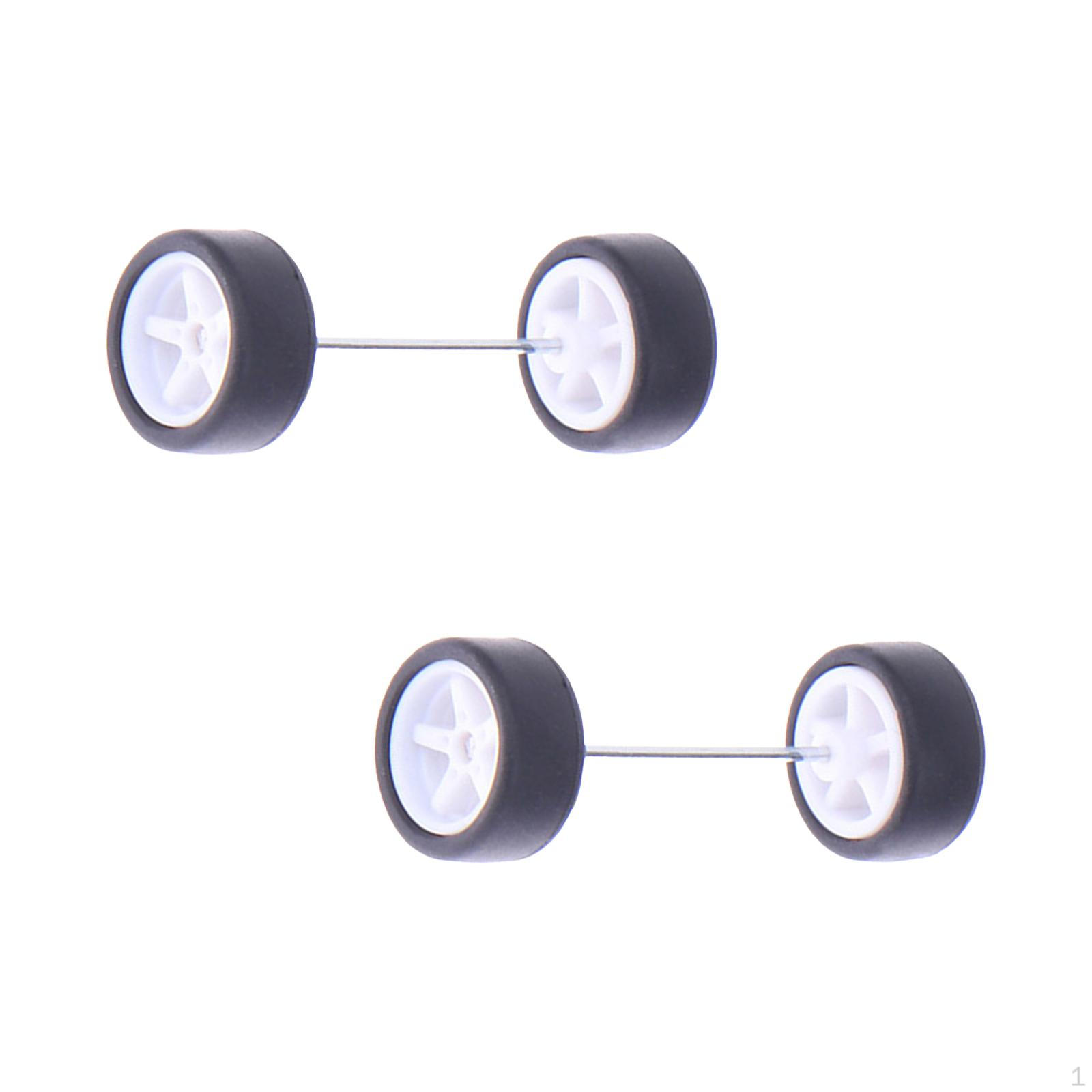 

Набір литих коліс та шин масштабу 1/64 для моделей радіокерованих автомобілів з дисками White