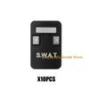 MOC Military SWAT Police Soldier Figures with Bulletproof Shields - Army Weapon DIY Building Blocks