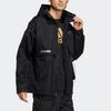 adidas X Transformers Co-Branded Solid Color Sports Long Sleeve Hooded Jacket Men Outerwear Black HM7464