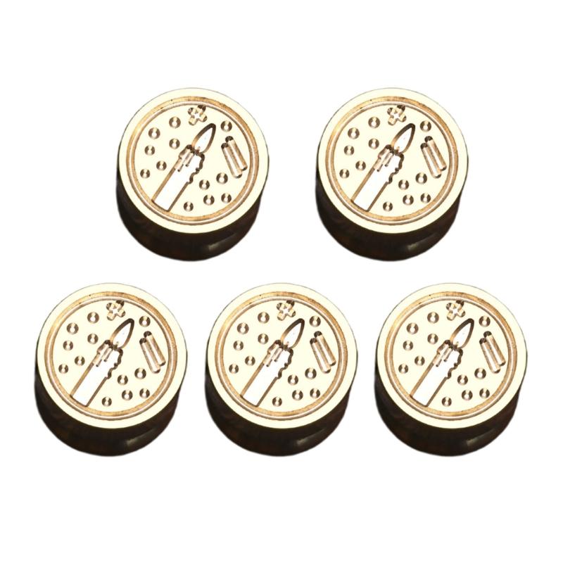 

5 шт. рождественская тематическая печать штамп головка скрапбукинг штамп головка для печати конверт рождественская открытка приглашения украшение