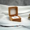Portable Jewelry for Case Engagement Ring Box Handmade Antique Ring for Case Rin