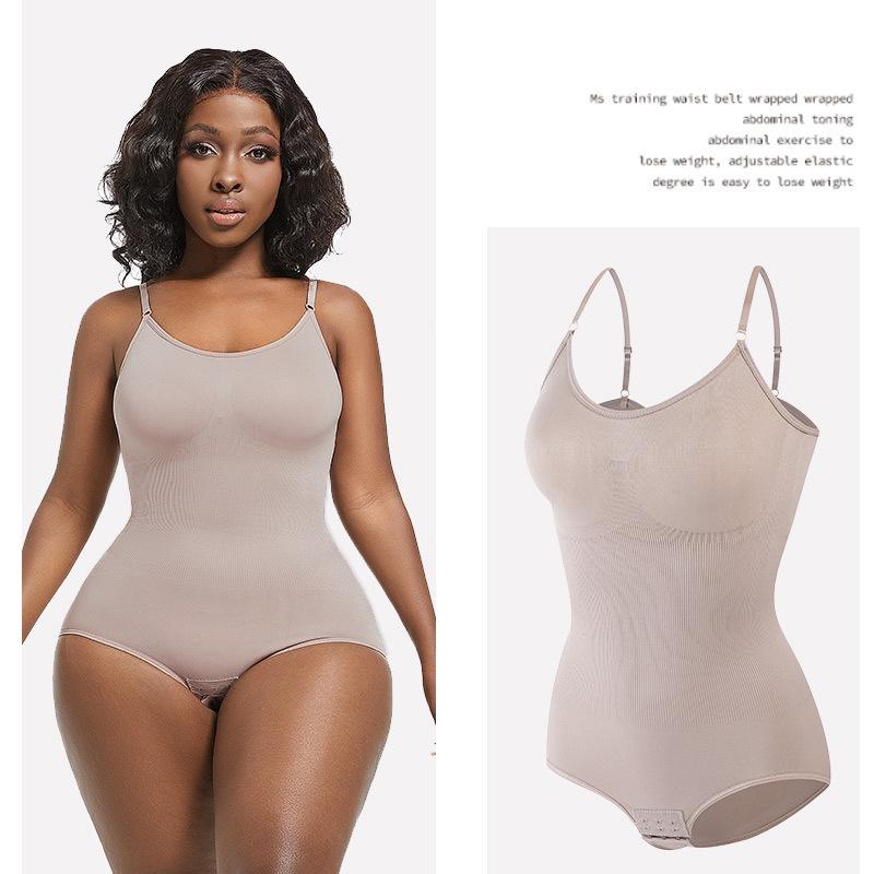 Plus Size Women's Body Shaper: Tummy Control, Waist Cincher, Hip Lift, European & American Style, One-Piece