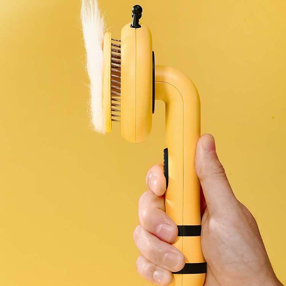 Efficient Little Bee Shaped Pet Grooming Slicker - Gentle On Your Pet's Skin, Eliminate Loose Fur and Promote Healthy Coat!