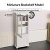 Miniatur Bücherregal Ornament Mikro Szene Lagerregale Ornamente 1/12 Puppenhaus Vitrine Modell Puppenhaus Möbel Dekor