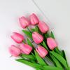 1PC 34cm PU Tulip Real Touch Artificial Flowers Tulip Bouquet for Christmas Halloween Wedding Home Party Decoration Fake Flowers