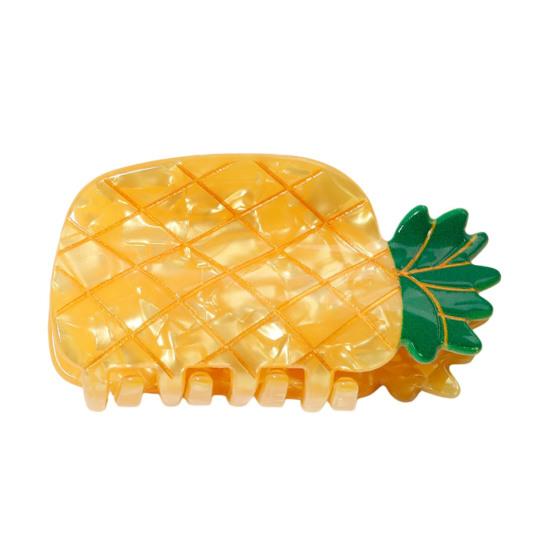 

Hair Claw Fruit Design Back Head Shower Clip Medium Size Shark Hair Claw Non-slip Versatile Hair Accessory A