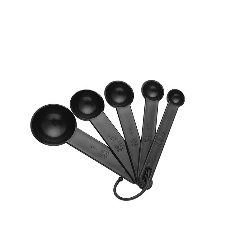Ten-Piece Plastic Measuring Spoon and Cup Set for Baking