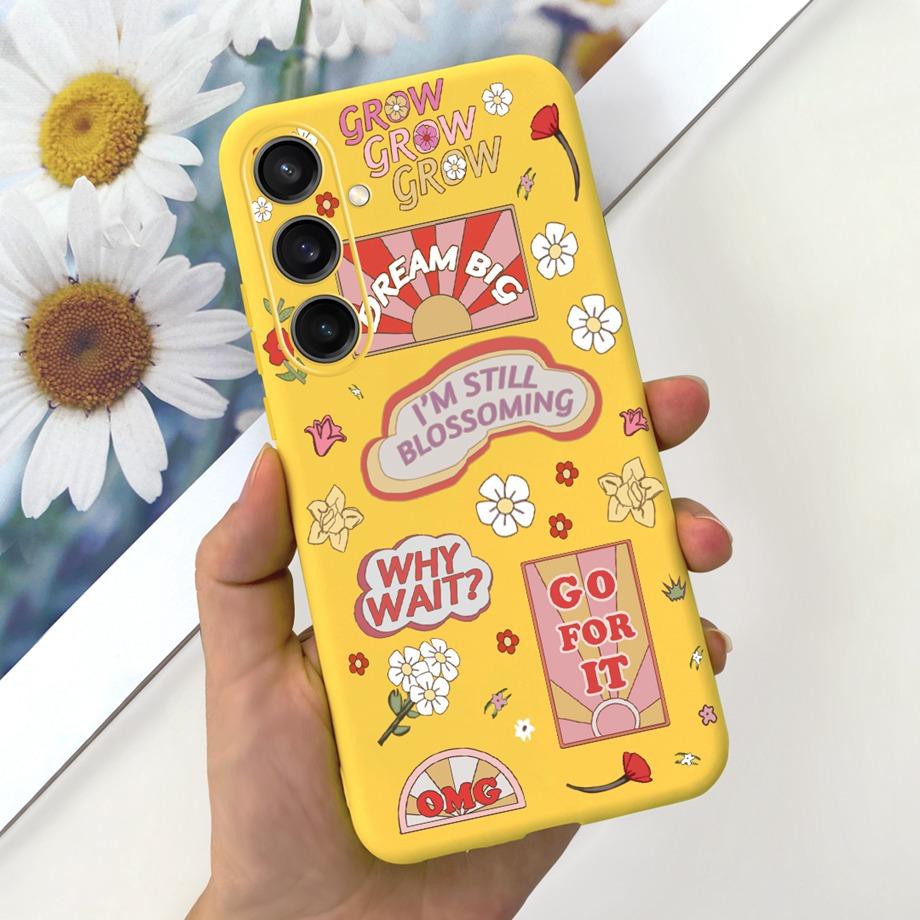 For Samsung S24+ S24 Plus Case Cover Samsung Galaxy S24 Ultra Pro Capa Camera Protector Shockproof TPU Soft Fundas With Pattern