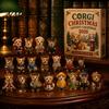 Cute Holiday Ornaments 24 Days Christmas Advent Calendar 2026 with Mini Corgi Figurines, for Girls Countdown Kids Dog Lovers,