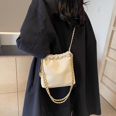 Autumn New Fashion Trend High-end Garbage Bag Chain Bag Single Shoulder Oblique Span Bag
