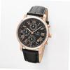 Salvatore Marra Men's Leather Belt Chronograph Watch SM22103-PGBK