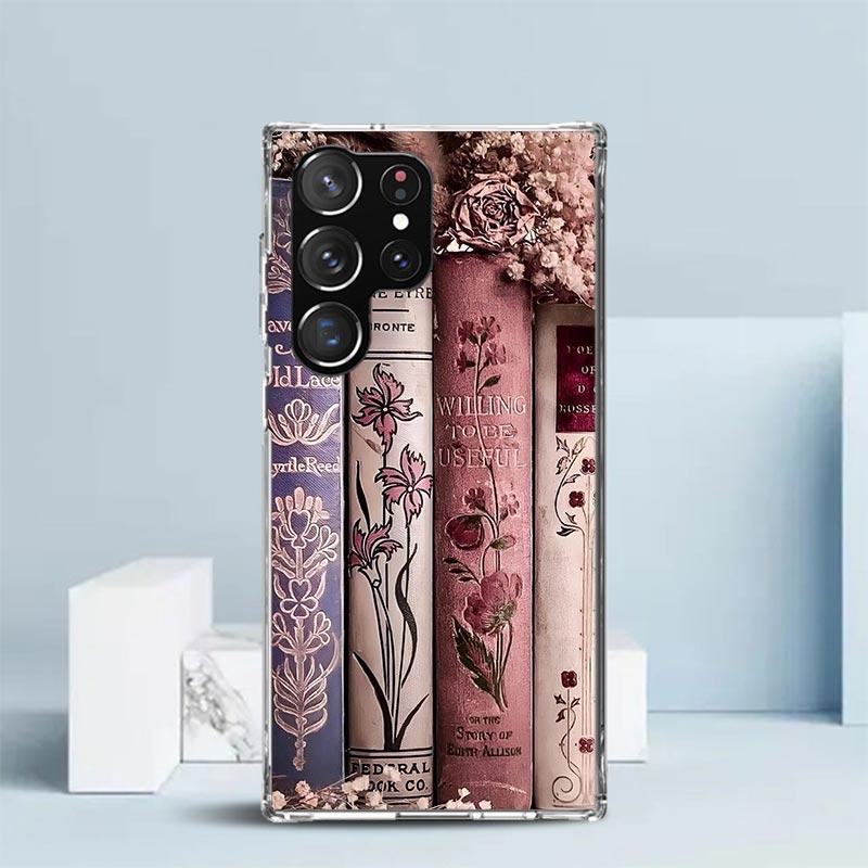 Read Books illustration Reading Soft Cover for Samsung Galaxy S25 Edge S26 S24 S23 Ultra Phone Case S22 S21 Plus S20 FE Print Pa