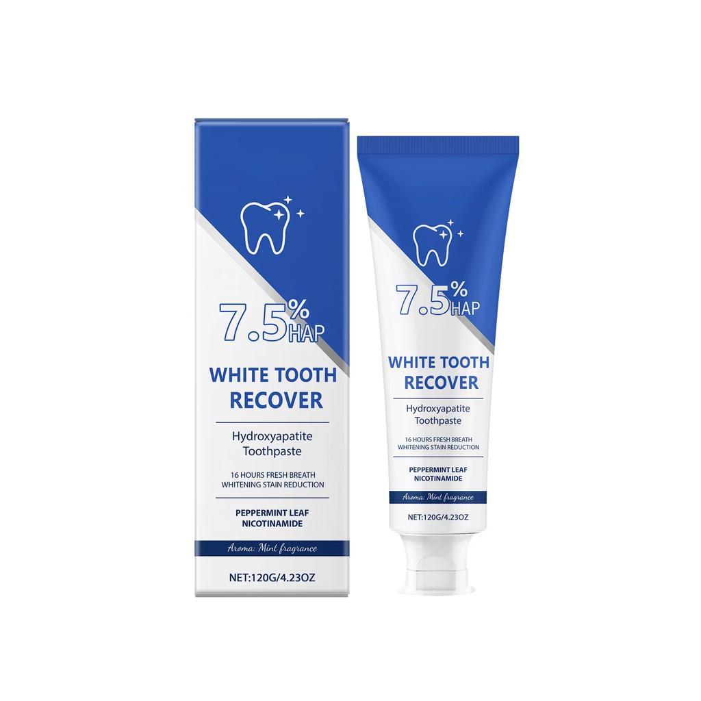 Hydroxiapatit Tandkräm Tandblekning Minska Plack Anti Karies Skydda Tänder Dental Bleach Frisk Andedräkt Tandköttsreparation Tandkräm