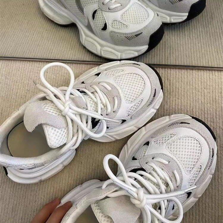 Lightweight sports running shoes women's 2025 spring new mesh campus style Forrest Gump dad shoes versatile casual trendy shoes