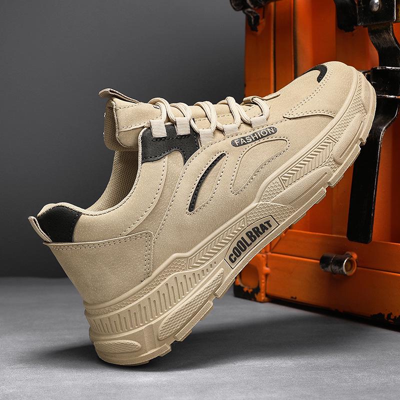 

Мужские модные водонепроницаемые повседневные туфли с увеличением роста - Коллекция Осень 2023 43 хаки