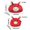 Large Capacity Pencil Case Plush Stationery Pouch Cartoon Earphone Pouch  Stationery Organizer