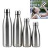 Portable food grade stainless steel water bottle beer beverage bottle suitable for travel, gym, yoga, camping, hiking