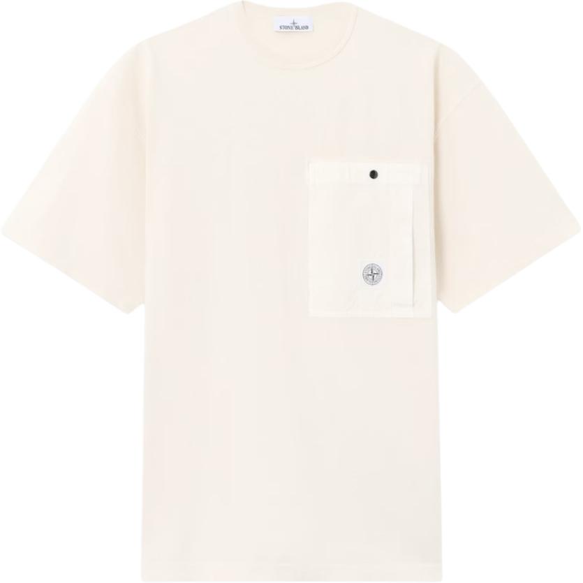 Stone Island Comfortable Crew Neck Tear Resistant Cotton Short Sleeve T-Shirt Men tops L1S152100004S0115V0093 L