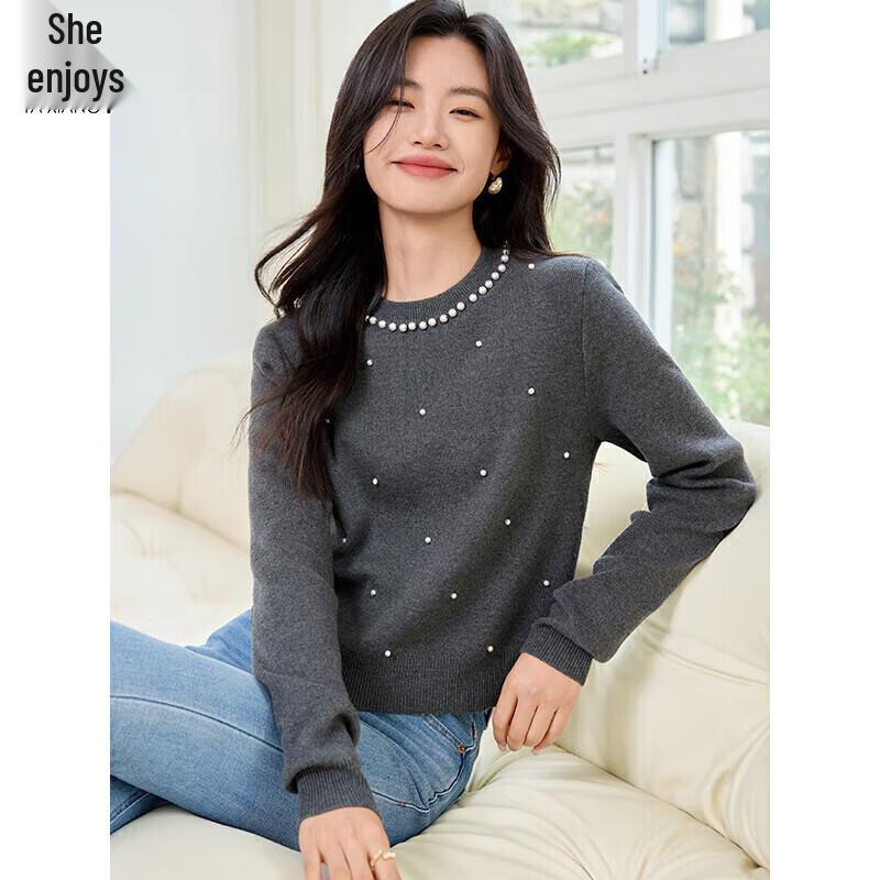 Women's Beaded Knit Sweater