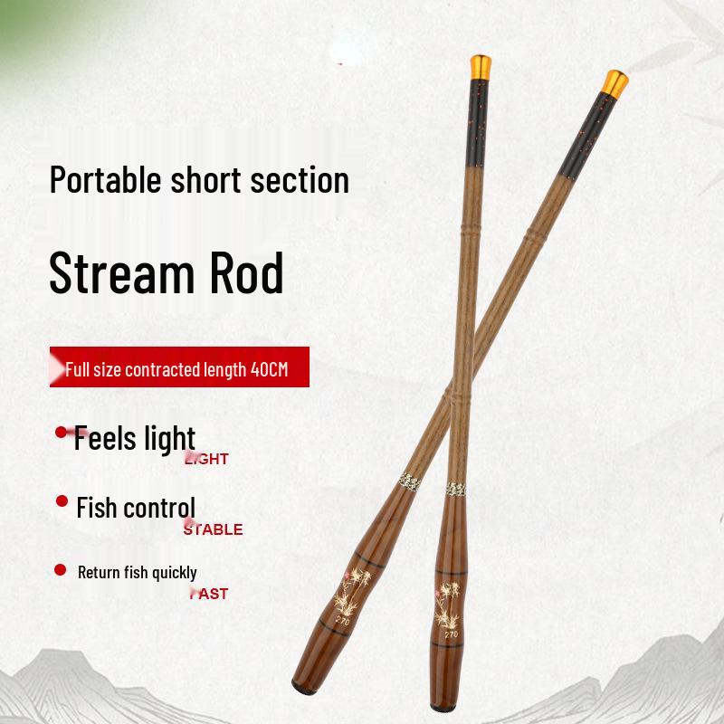 Ultra-Light, Compact Children's Fishing Rod for Stream Use
