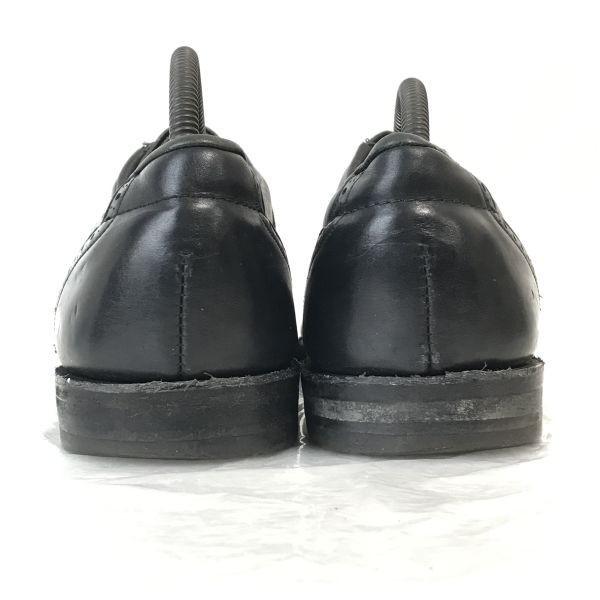 80s-90s USA Vyrobené/FOOTJOY/Kožené Full Brogue Wingtip Topánky/11B/27.5-28.5/Čierne/Vintage(POUŽITÉ)