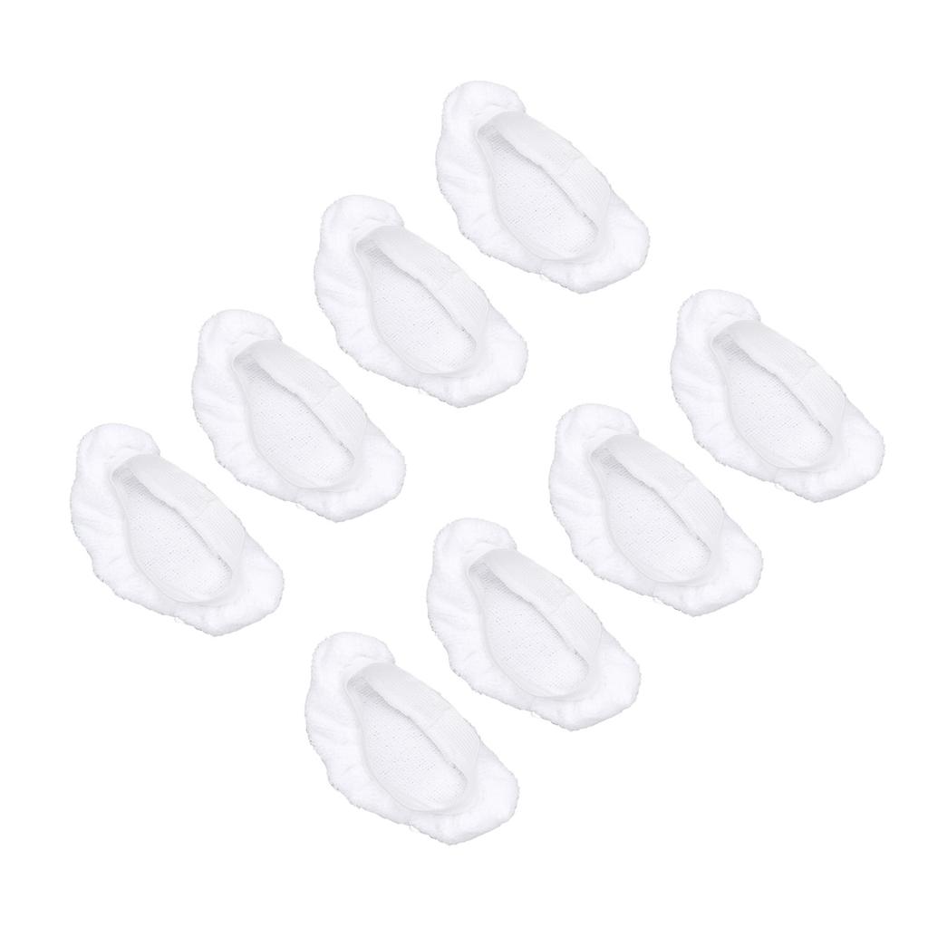 8 Pcs Steam Mop Pads for Handheld Steam Cleaner Reusable Universal Washable Microfiber Cloths