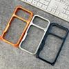 Aluminum Alloy Bumper Case for iPhone 18 16 17 Pro Max 16 17 18Open Back Frame with Cushioned Corners and Camera Edge Protection