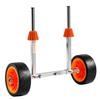 Kayak Cart, 113.4 Kg Load Capacity, Canoe Cart Dolly with 19.1 Cm Solid Rubber Tires & Kickstand, Assembles & Disassembles Within Seconds, Paddle