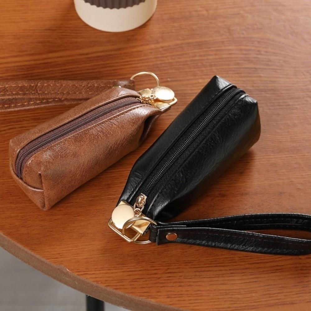 Compact Earphones Lipstick Storage Bag Casual Style Portable Coin Purse Cash