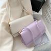 New PU Leather Armpit Bag Simple Shoulder Bag For Women  Solid Color Lady Handbag Casual Girls Small Square Bag