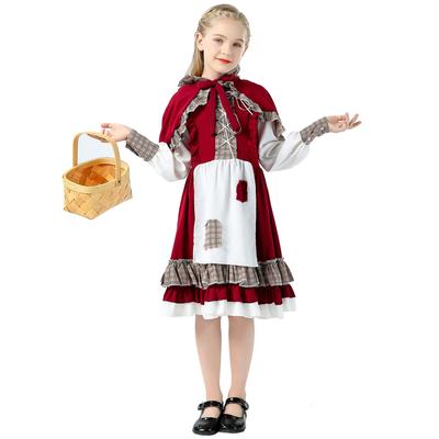 S-XL Halloween-Kostüm, Kinder, Rotkäppchen Cosplay Juni 1 Bühnenkostüm, Kindergartenmädchen
