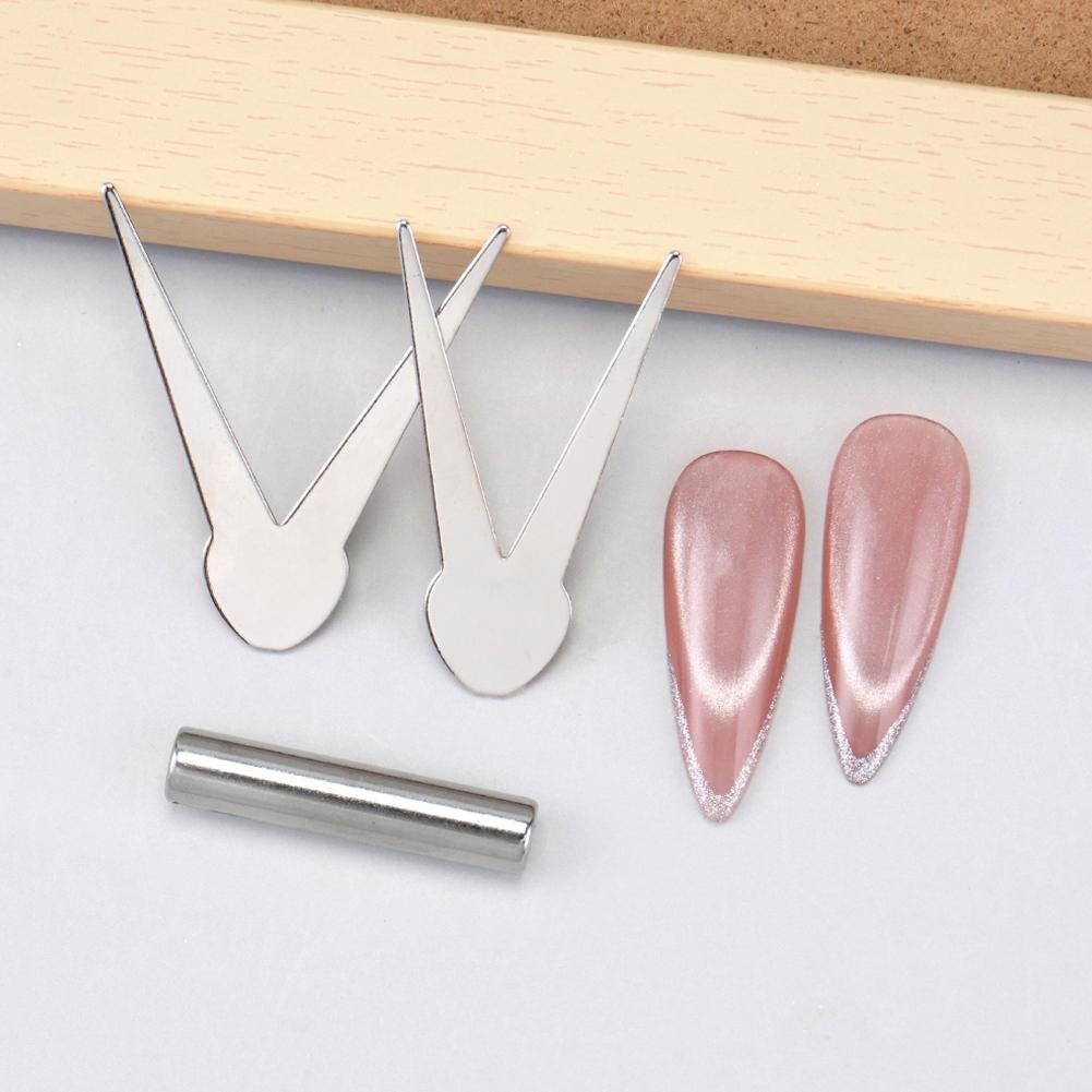 Magnetischer Cat Eye Nagelkunststift Aluminiumlegierung Tragbares Design für 3D-Gellack-Effekt Kompatibel mit mehreren Marken
