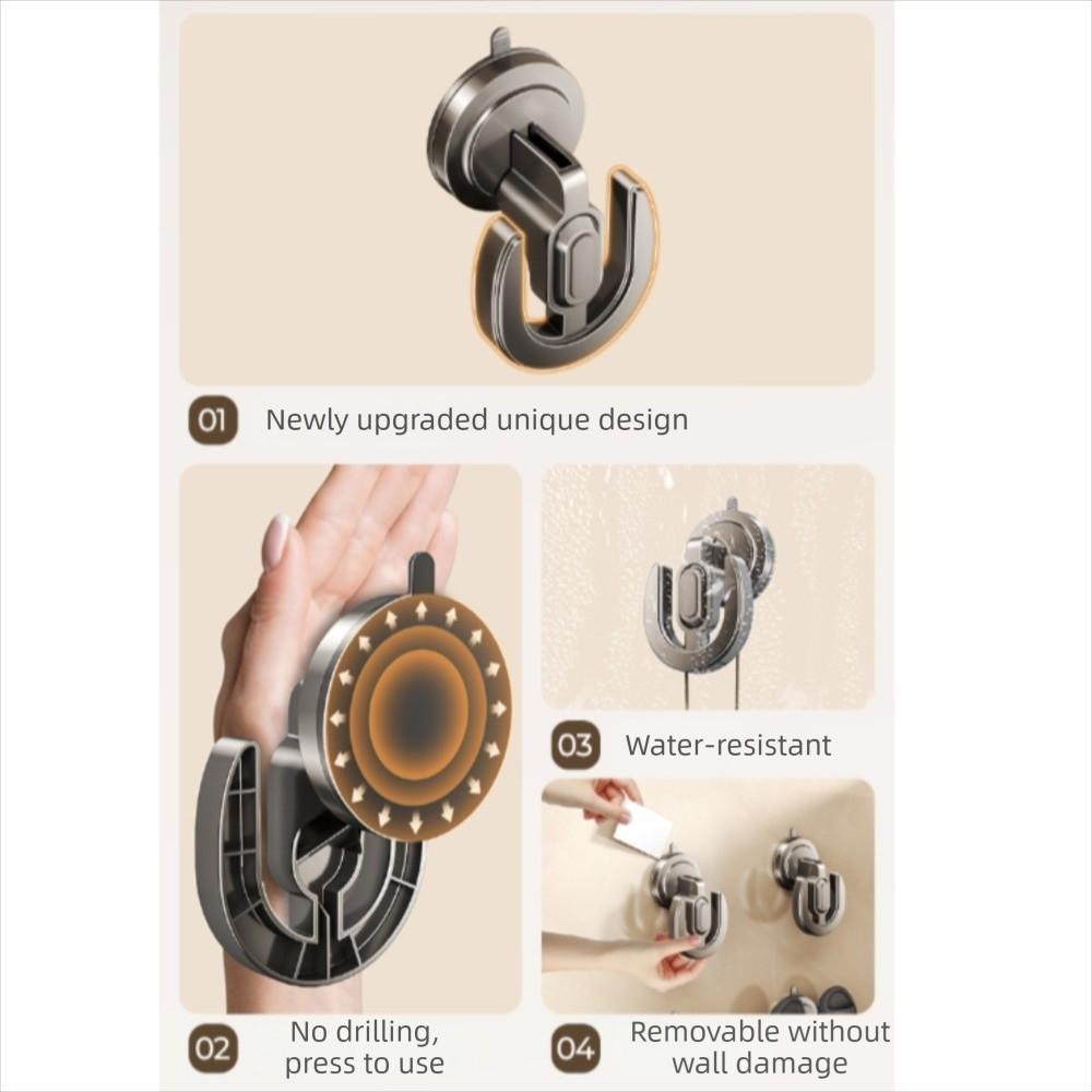 2pcs No Punching U-shaped Slipper Rack Wall Mounted Bathroom Sandal Holder  Balcony