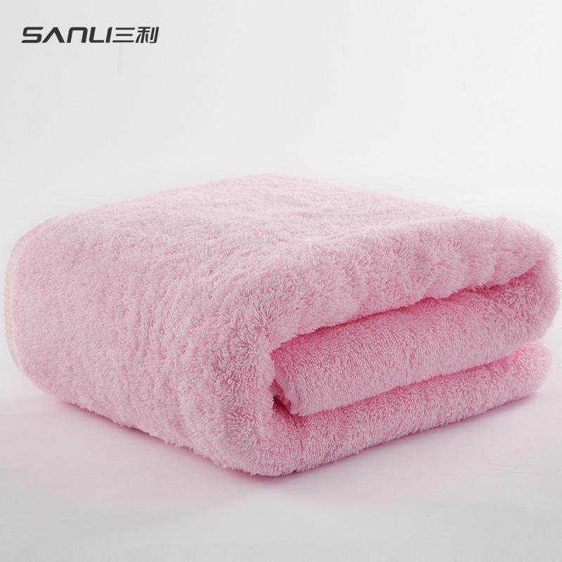 Three optional, towel long-staple cotton/strand yarn wide forging pure cotton enlarged towel thickened bath towel adult bath towel 140*70