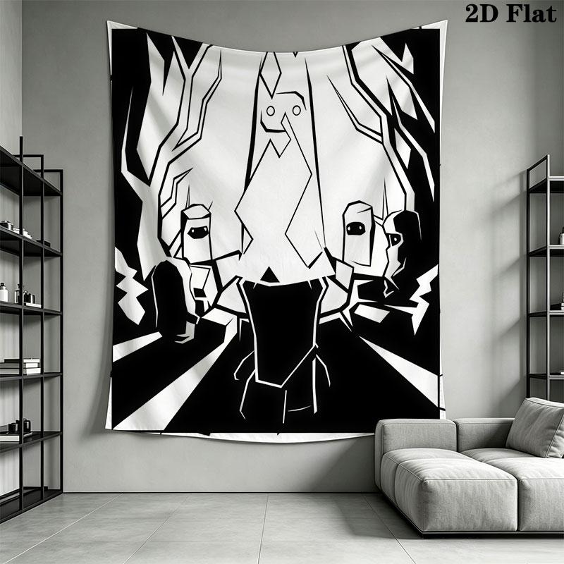 The Last Campfire Wall Hanging Printed Fabric Blanket Decorative Tapestries for Bedroom Living Room Home Decor