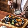 Tea Painting 11-Piece Ceramic Dinnerware Set