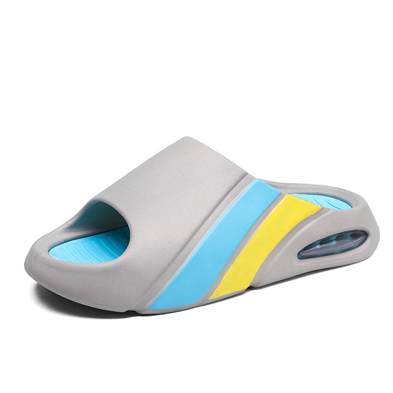 

Высококачественные шлепанцы на платформе для мужчин, модные повседневные белые воздушные тапочки, мужские летние мягкие удобные пляжные мужские тапочки 40