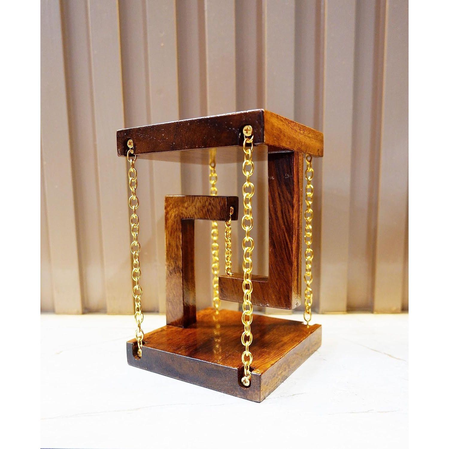 

Tolas India Тенсегрити Новогодний подарок для декора дома и офиса, Сделано из массива дерева, Антигравитация, Легкий вес, Настольный