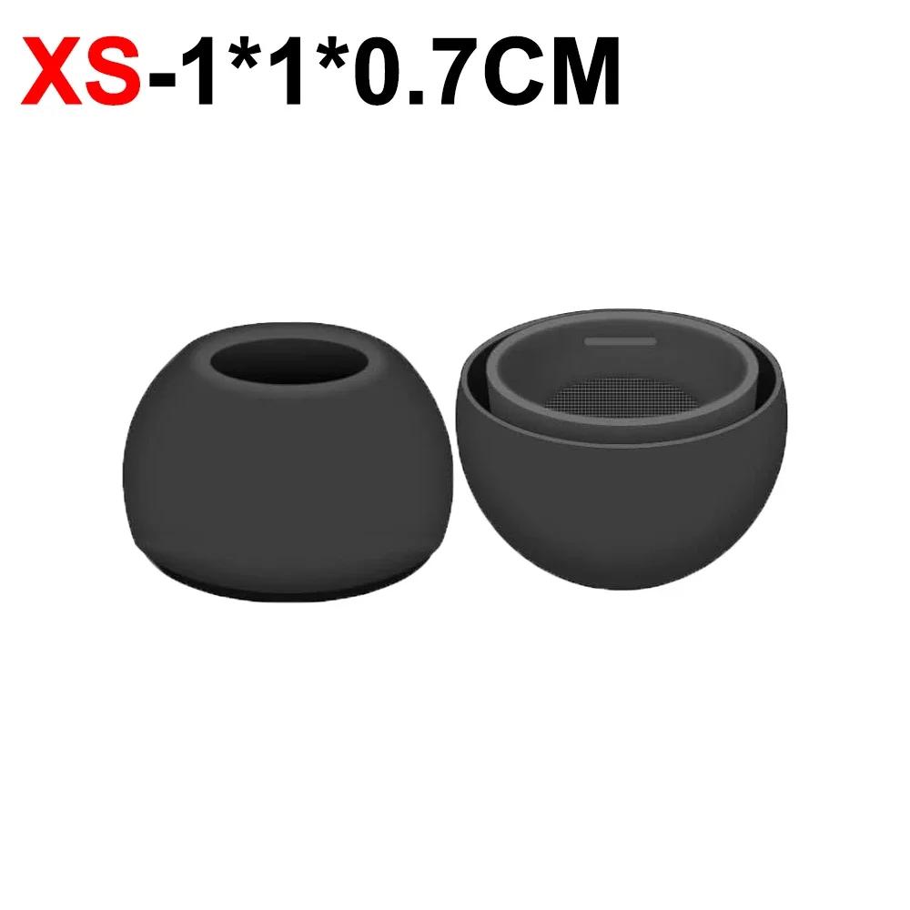 1-8 Pairs Ear Tips for Airpods Pro 3/Air Pods Pro3 with Noise Reduction Hole Non-Slip Soft Silicone Replacement Ear Tip XS/S/M/L