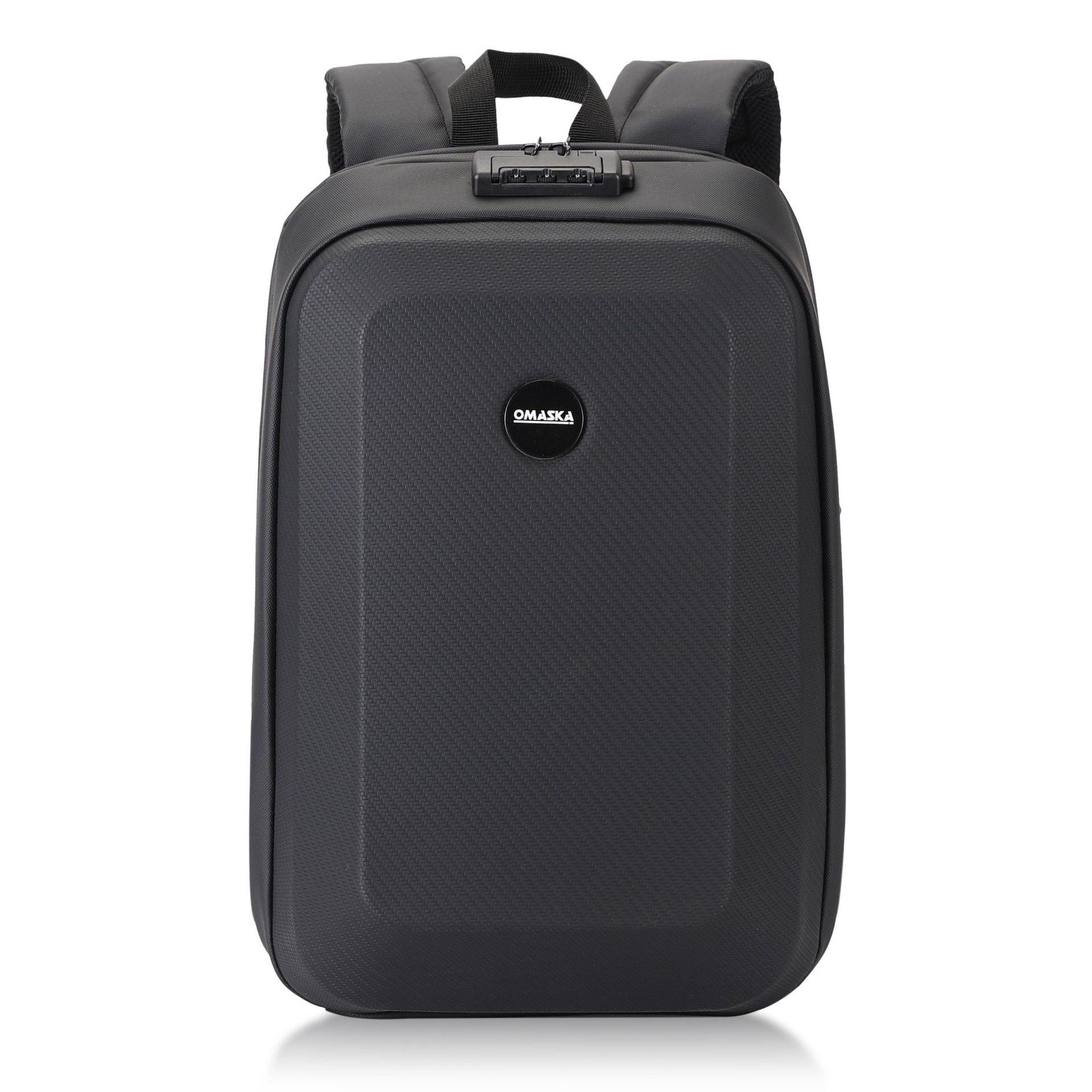 Men s Styling Backpack, Mecha Hard Shell Computer Bag, Short Distance Business Travel, Boarding and Commuting Backpack
