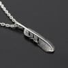 S925 Sterling Silver Jewelry Retro Thai Silver Personality Handmade Classic Eagle Feather Pendant