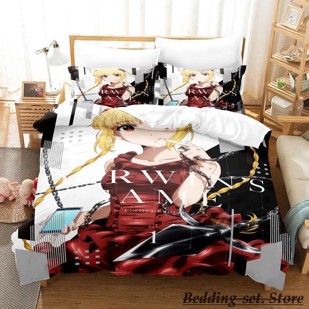 Darwin's Game Bedding Set Single Twin Full Queen King Size Anime Duvet Cover for Adult Kid Bedroom