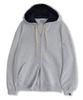 Ocelot D14 (Fleece-Lined) Hoodie Color Block Basic Two-Way Zip-Up_Black